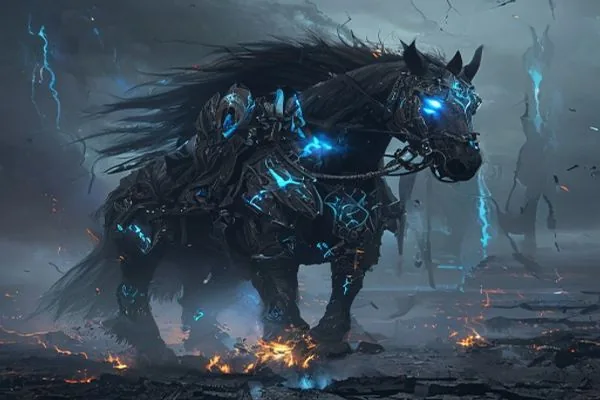 Abyssal Charger — AI-generated impression, not an in-game screenshot