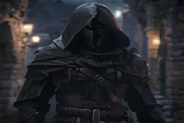 Assassin of Pailune — AI-generated impression, not an in-game screenshot