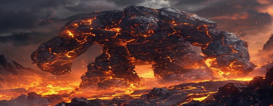 Vulkan the Molten Golem